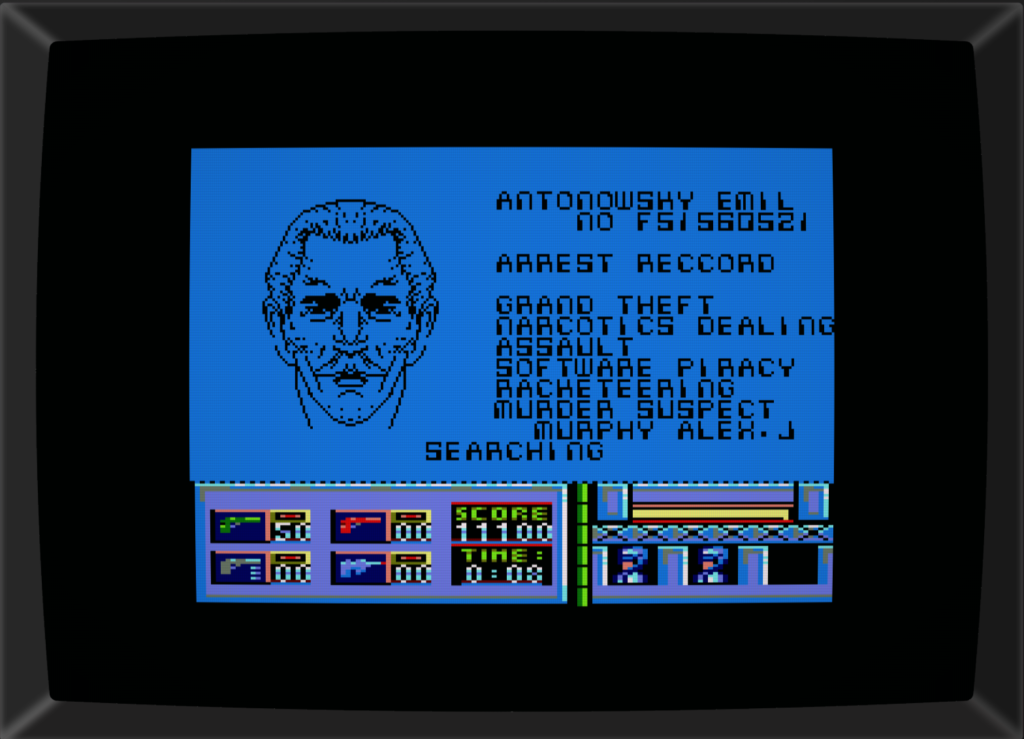 robocop amstrad face case