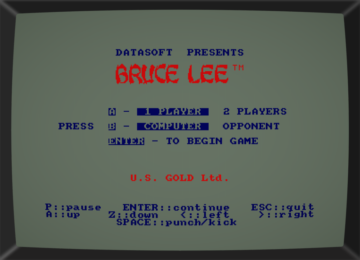tittle amstrad bruce lee