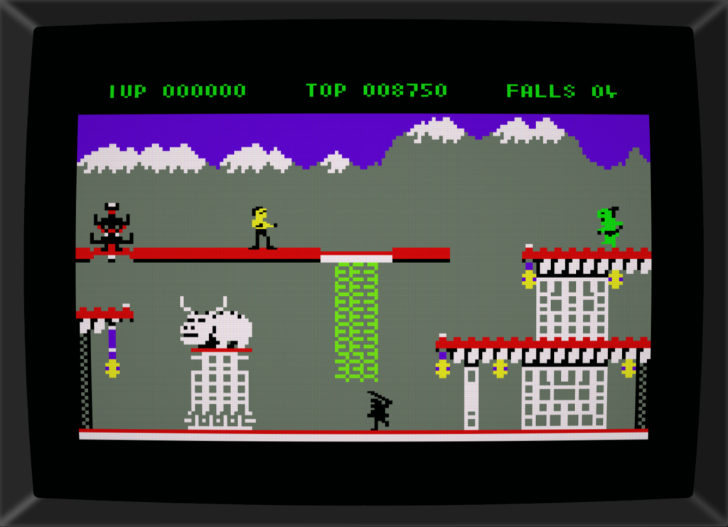 gameplay bruce lee amstrad