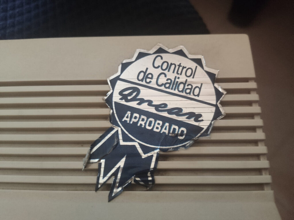 pegatina control de calidad drean