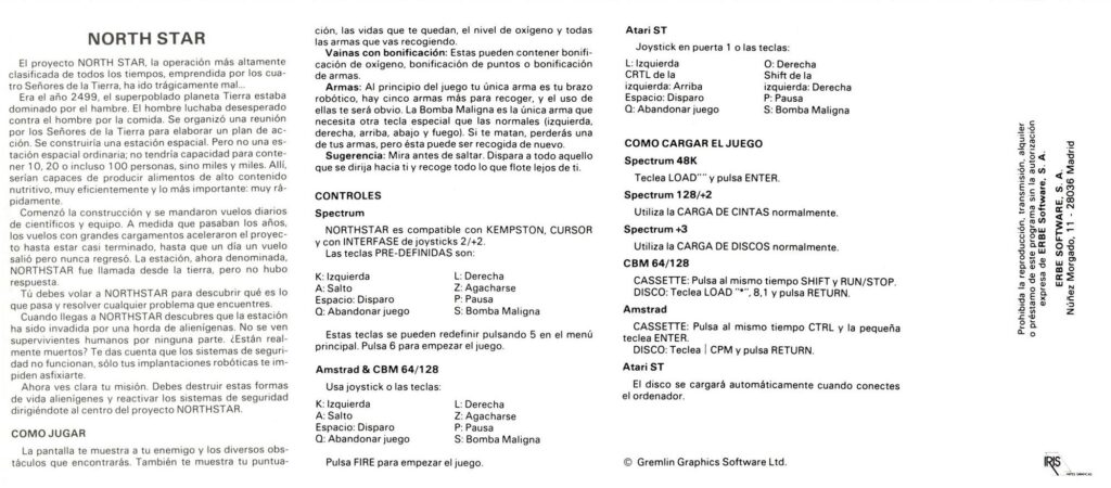 instrucciones northstar