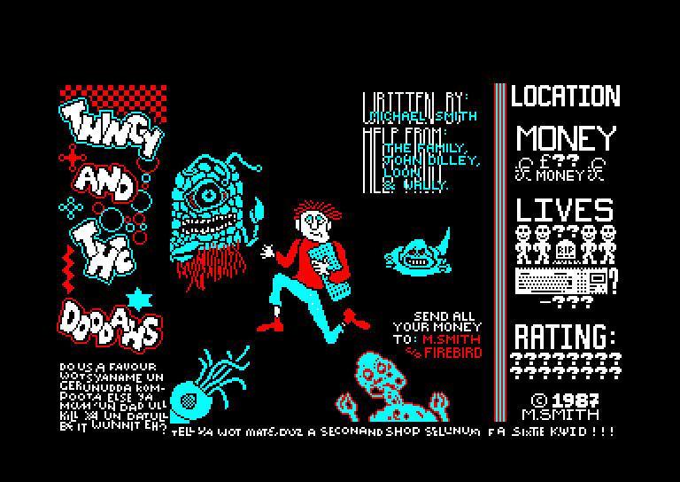 thingy and the dooadhs amstrad